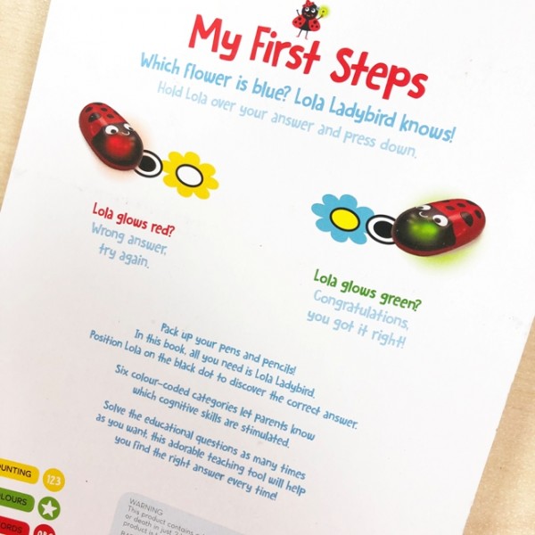 小瓢蟲邏輯問答有聲書：My First Steps 我的學習第一步-獅子